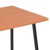 Desk with Shelf Unit Black and Oak 102*50*117 cm