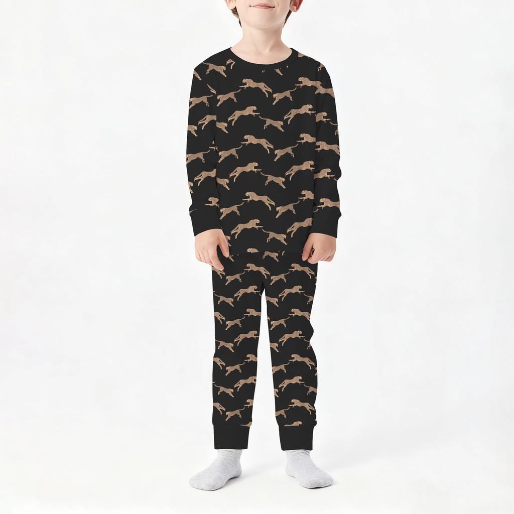 1116 Hot Sale New Christmas Loungewear Family Wear Parent-Child Pajama Printed Set on 1116