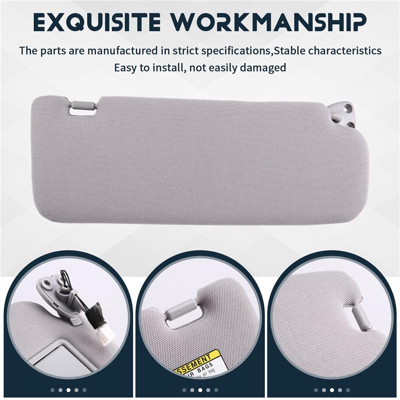 Auto Innen Sonnenschutz 1 Satz Grauer Stoff 852013K010QS 852025K000QS Für Hyundai SONATA 2006-2010