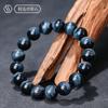Collectible Natural Blue Tiger Eye Stone Bracelet Official Flagship Store Tiger Eye Stone Beads Loose Beads Beaded Bracelet for Men and Women