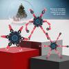 DIY Transformable Fingertip Toy Twisted Deformed Mechanical Stress Relief Toy for Kids AdultsRed