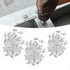 50 Pieces Expansion Nails Screws Hammer Drive Head Piercing Rivets Cabinet Fixing for