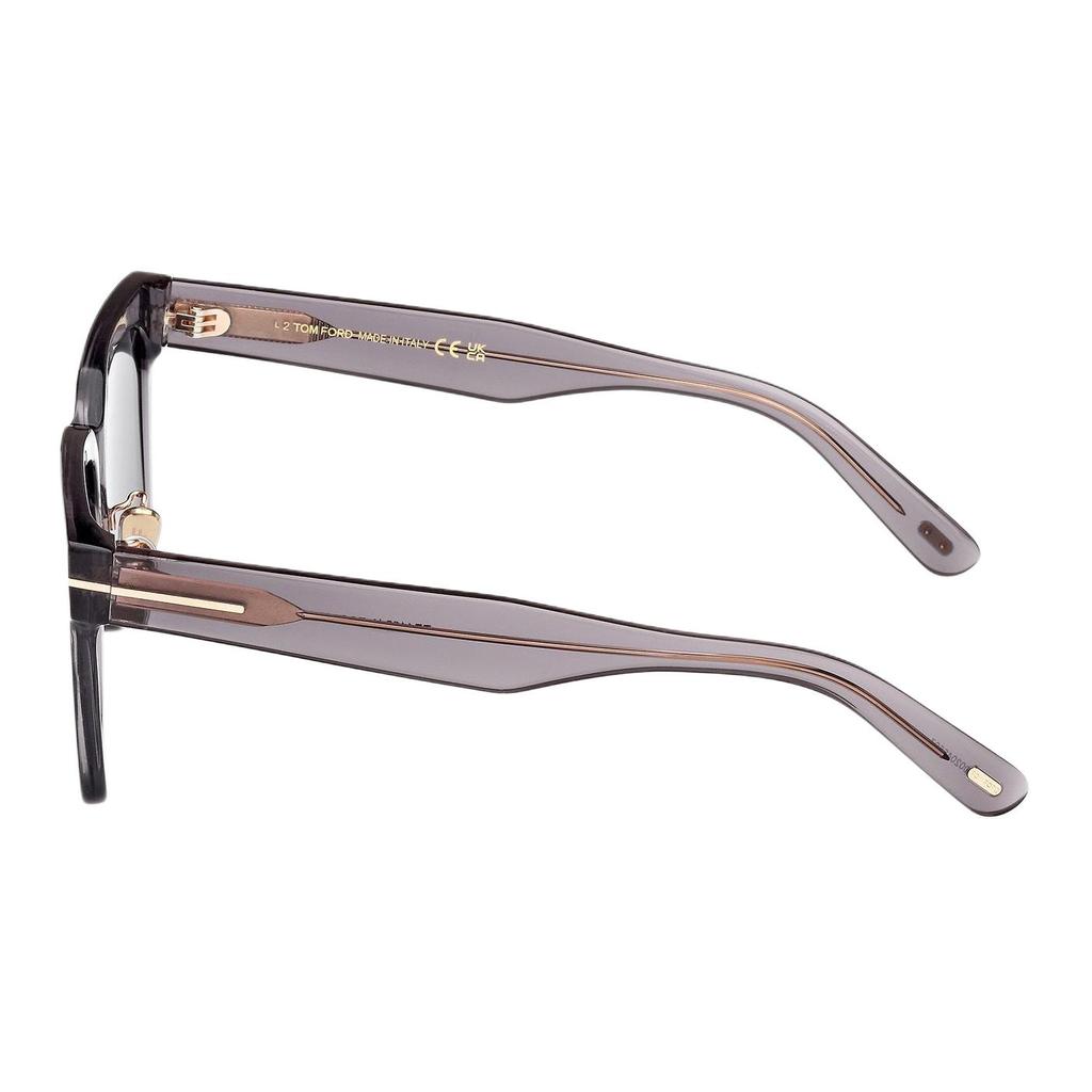 TF Gestreifte Dekorative Quadratische Sonnenbrille Unisex Sonnenbrille Grau FT1160-K_20A