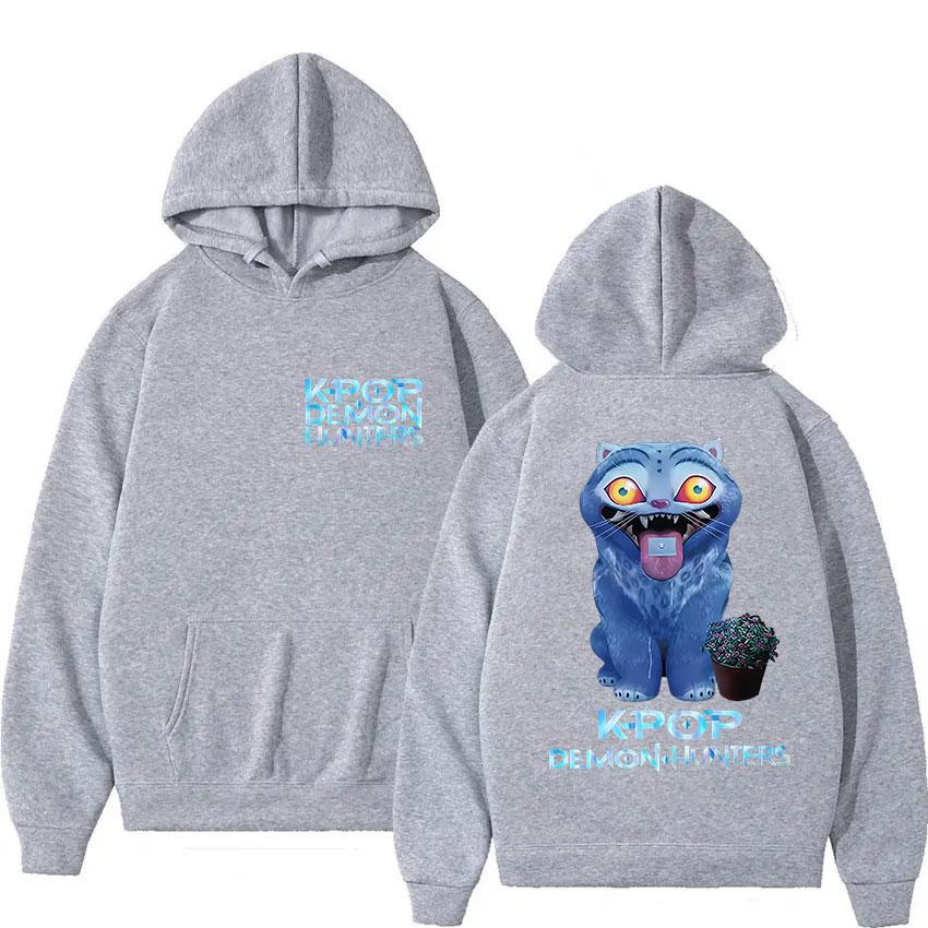 Street Fashion K-pop Demon Hunters Graphic Hoodies for Men Women Clothing Sweatshirt Long Sleeve Fleece Loose Hooded Pullover