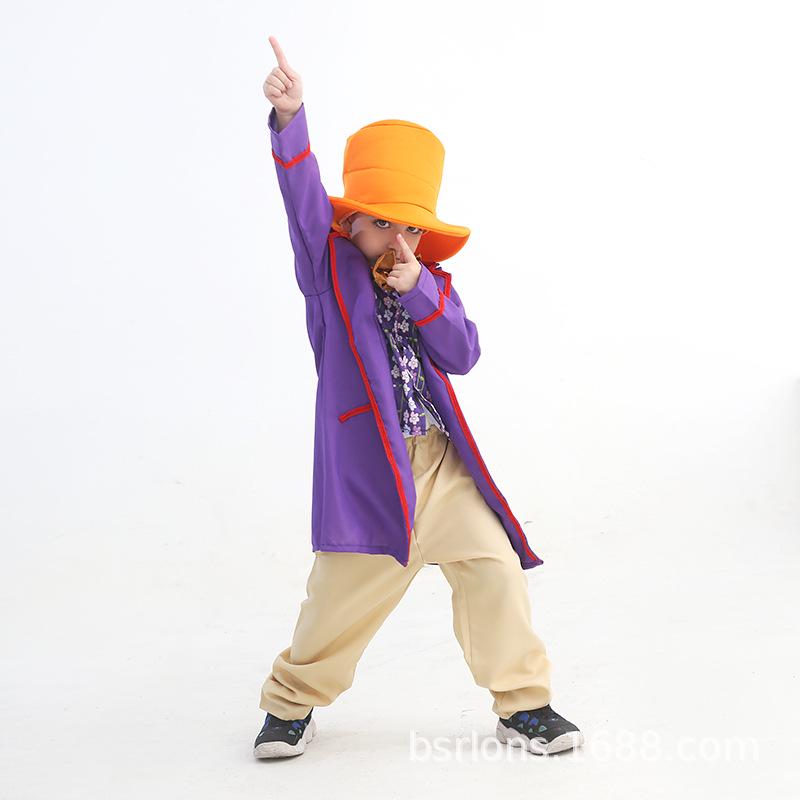 Willy Wonka Halloweenkostuum voor kinderen - Charlie and the Chocolate Factory Cosplay