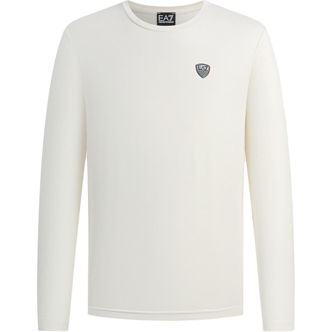 

Emporio Armani EA7 Shield Letter Print Long Sleeve Crew Neck T-Shirt Men tops 8NPT17-PJRGZ-U1105 S