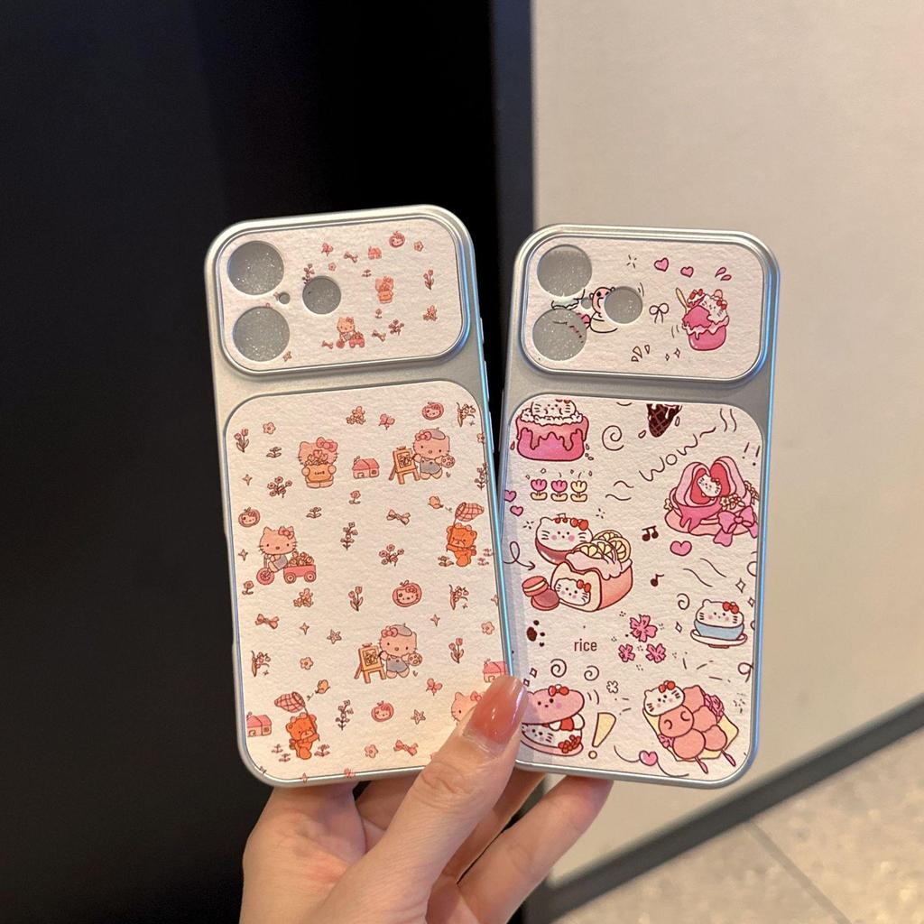 Sticker-Style KT Cute Phone Case for Huawei Mate80/Nova15/P80/Honor 200