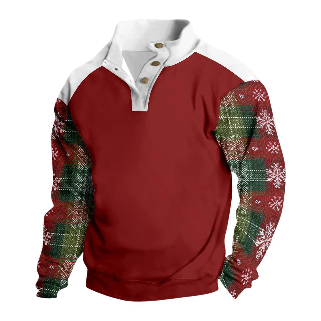 Men's Fleece Hoodie Casual Long Sleeve Sweatshirt