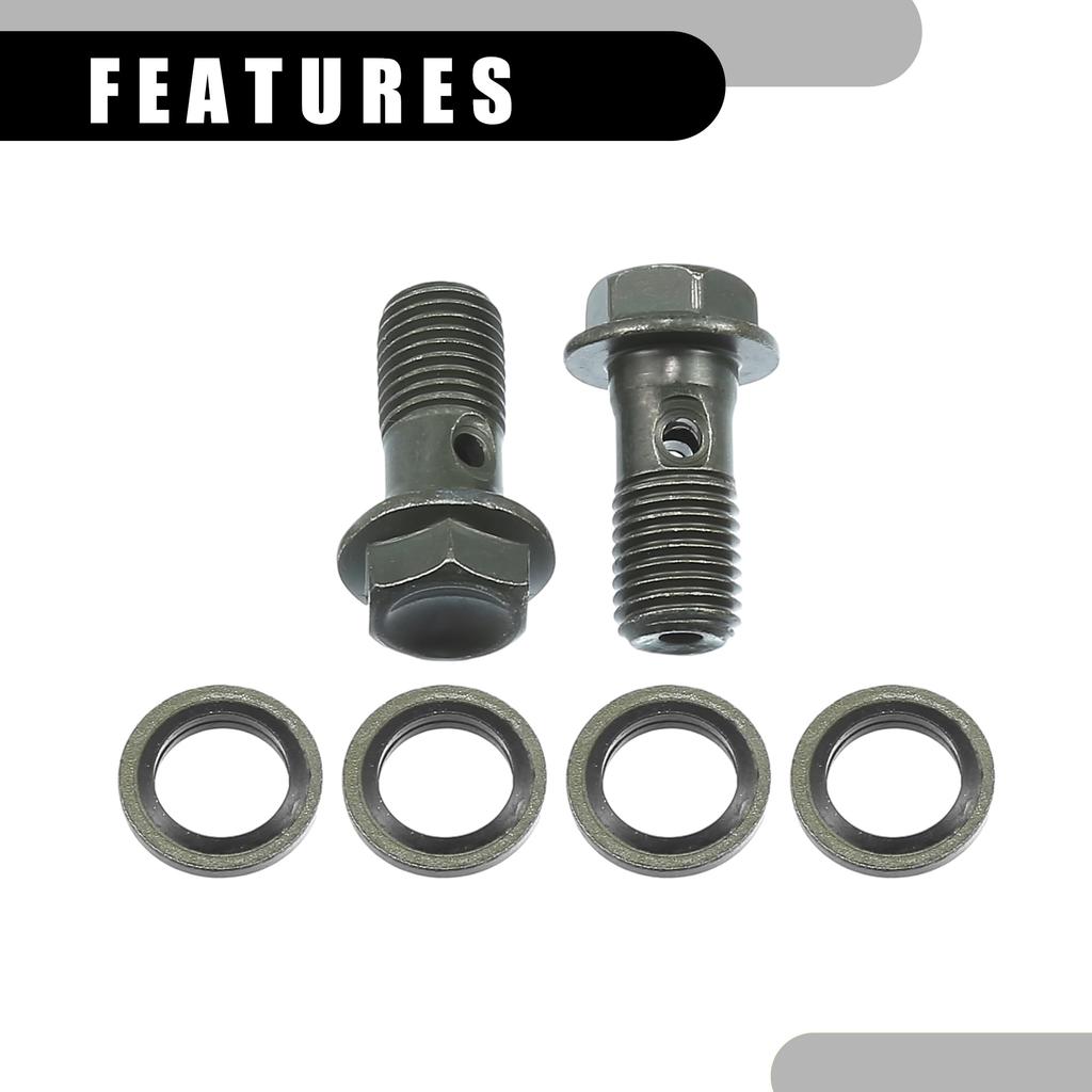 Partuto Brake Hose Motorcycle Clutch Hose - Hose Motorcycle - Black 1 Set 28° 70cm