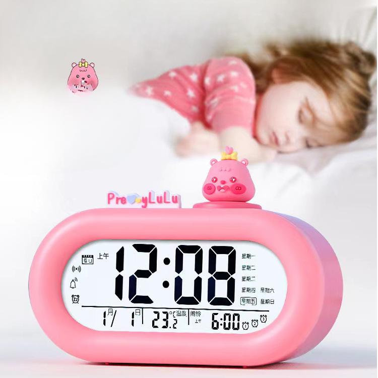 New Smart Alarm Clock for Junior High School Students Special Wake Up Artifact for Children and Girls Electronic Desktop Clock Table