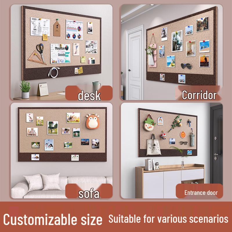 Wall Sticker Felt Board: No-Drill, Damage-Free Decoration for Photos and Polaroids