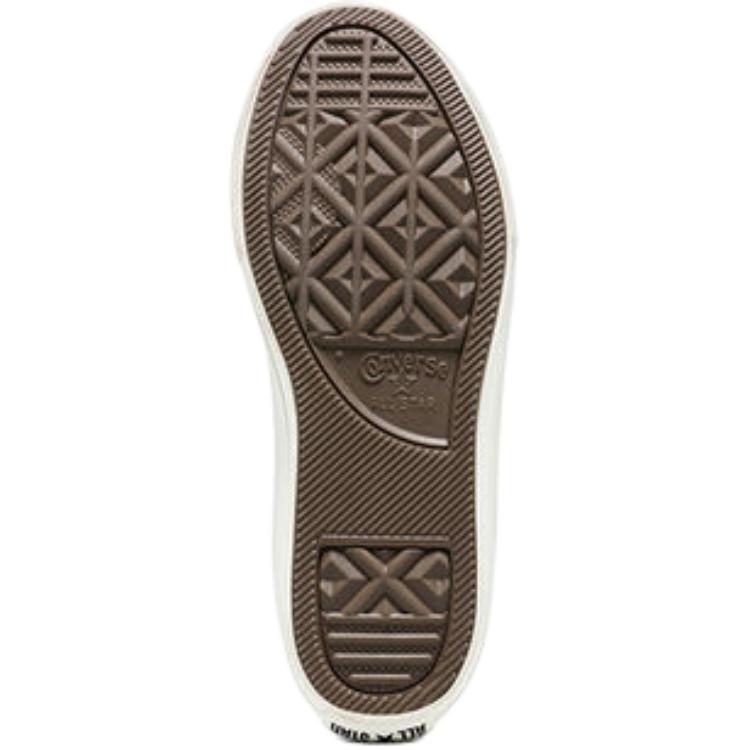 Converse Chuck Taylor All Star EasyOn High PS Checkered Accents Kids Sneakers Cream Light-Dune Egret A13177F