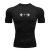 Men's Compression Shirt Gym Workout Sport Quick Dry Tight TShirts Outdoor Training Fitness Elasticity Tops Tee Summer Male RL540
