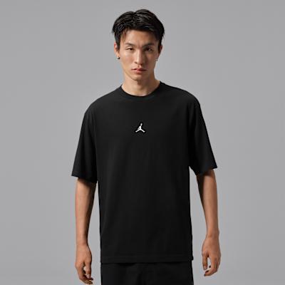 Jordan As M J T Shirts Men's Black Crew Neck Moderate