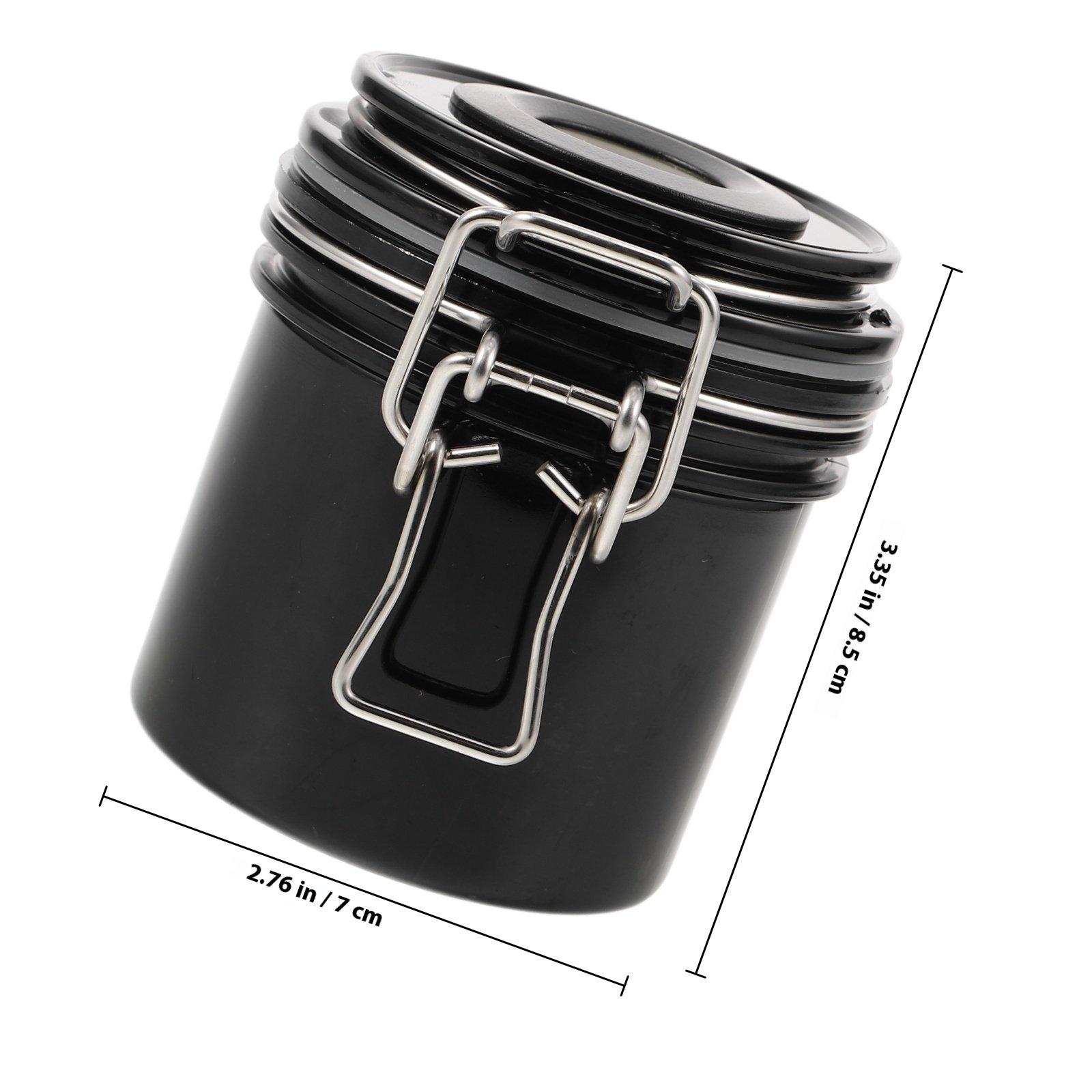 

Eyelash Extension Glue Container Metal Plastic Lash Storage Jar Airtight Lash Holder for Beauty Salon Use Storage Jars чёрный