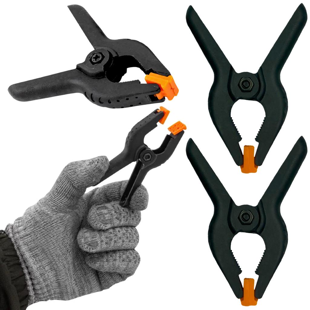 Isma Carpenter's spring clamp 75 mm 2 pieces strong modeling clip