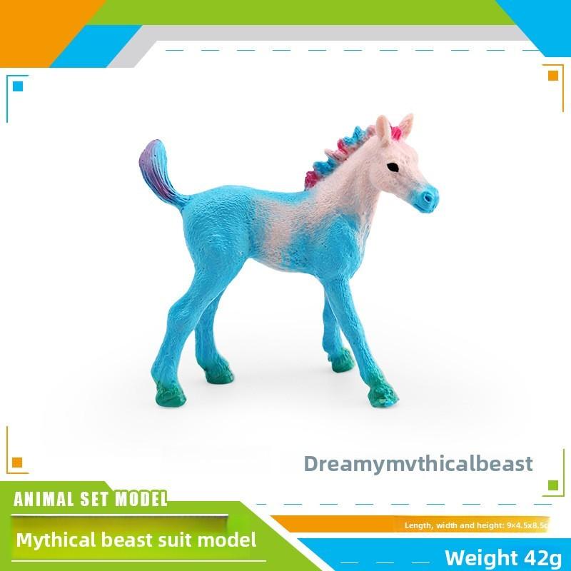 Unicorn Figurine Collectible Pvc Model For Kids Fantasy Animal Decor Play Toy