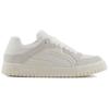 Armani Exchange Leather Lace-Up Flat Fashion Sneakers 3Cm Low-Top Men sneakers White XUX258XV935M801