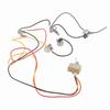 Guitar Wiring Harness Kit Prewired 3 Way Switch 2V2T1J for Electric Guitar Wire AccessoriesWhite
