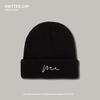 Unisex Winter Knitted Wool Hat: Fashionable Korean Hip-Hop Style, Warm, Thick, Versatile.