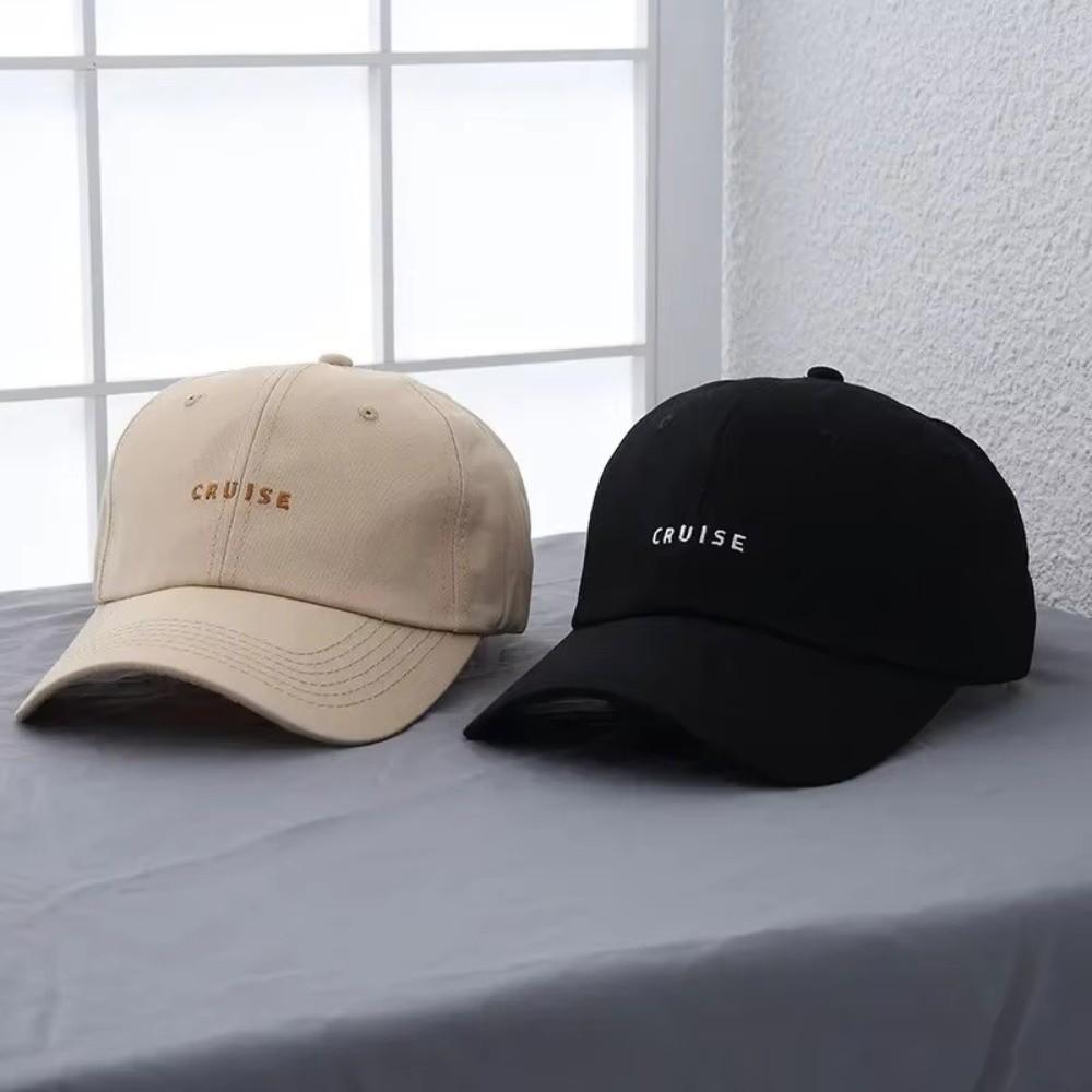 Letter Embroidery Peaked Cap Korean Girl Outdoor Sun Visors Hat New Baseball Hat  for Women