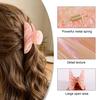 Scalp Friendly Hair Claw for Women, Marble-Patterned Shark Clip, Back Head Reusable Clip Shower Claw, Comfortable Fit Accessory Daily Wear Durable