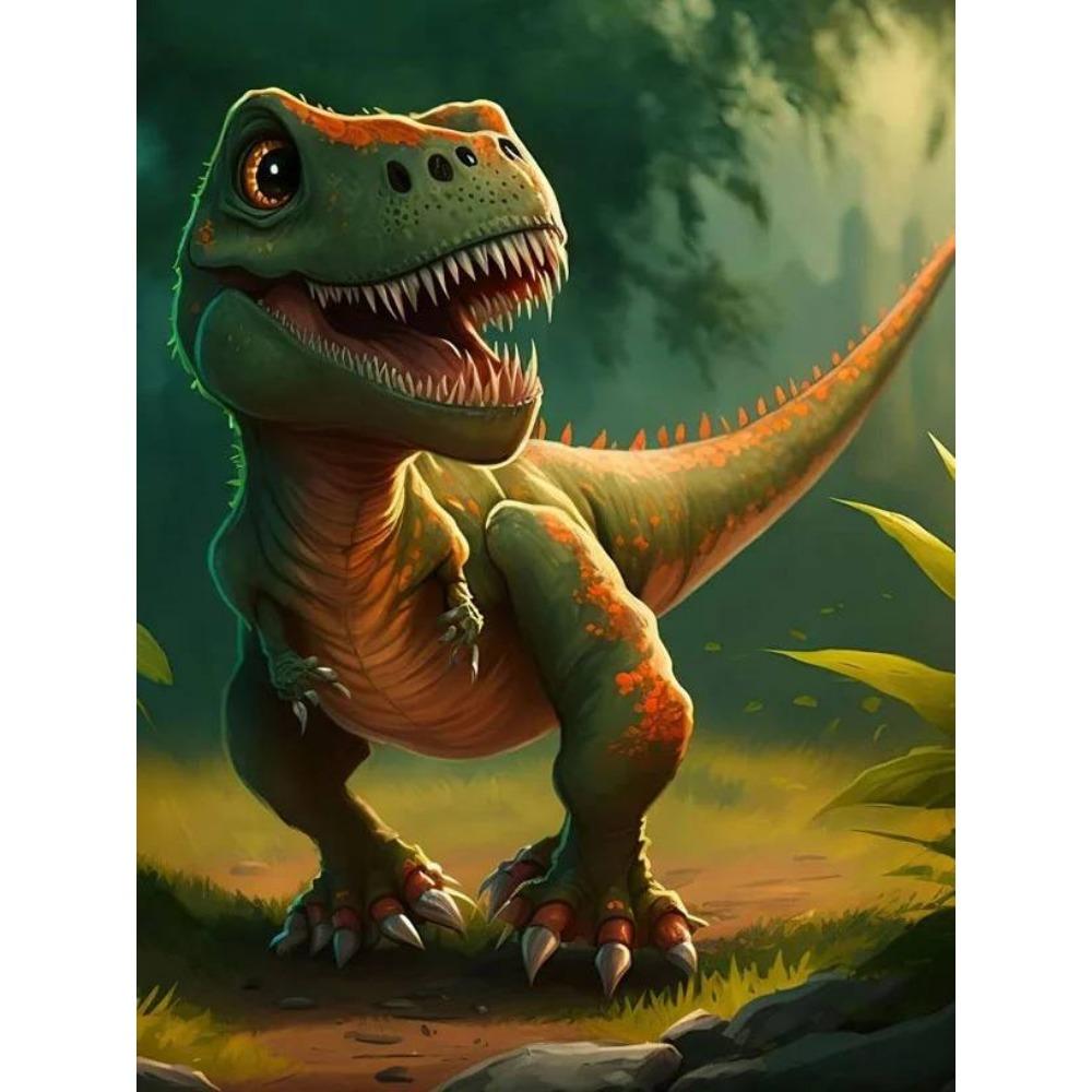 DIY Full Round Diamond Painting Cross Stitch 3D Art Style Home Scene Animal Decorative Diamond Painting 5d Diamond Art Painting