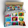 Pop Art Colorful Portrait Set Bedding Duvet Cover Set Duvet Cover Pillowcases  (1*Duvet Cover 2*Pillowcases, Without Duvet Insert)