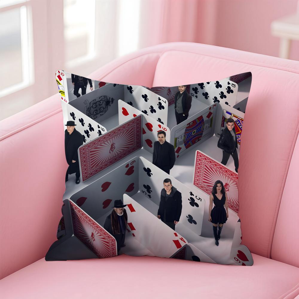 

N-Now You S-See Me Movie Cushion Cover Home & Car Multi-Scene Pillow Cover - Reversible, Soft & Durable for Daily Use 30cmx30cm