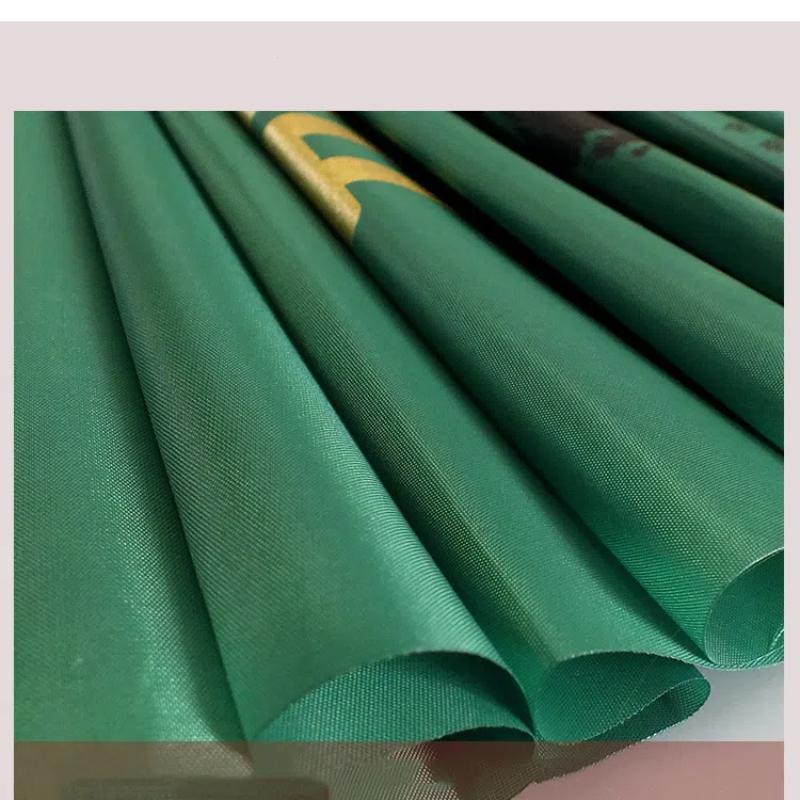 Win Instant Success High-Grade Tai Chi Fan Black Bamboo Ribs Chinese Style Man Ring Fan Kung Fu Martial Arts Folding Hand Fan