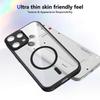 KEYSION Transparent Magnetic Phone Case for Nothing Phone 3A Lite Silicone+PC HD Clear Shockproof Back Cover for Nothing 3A Lite