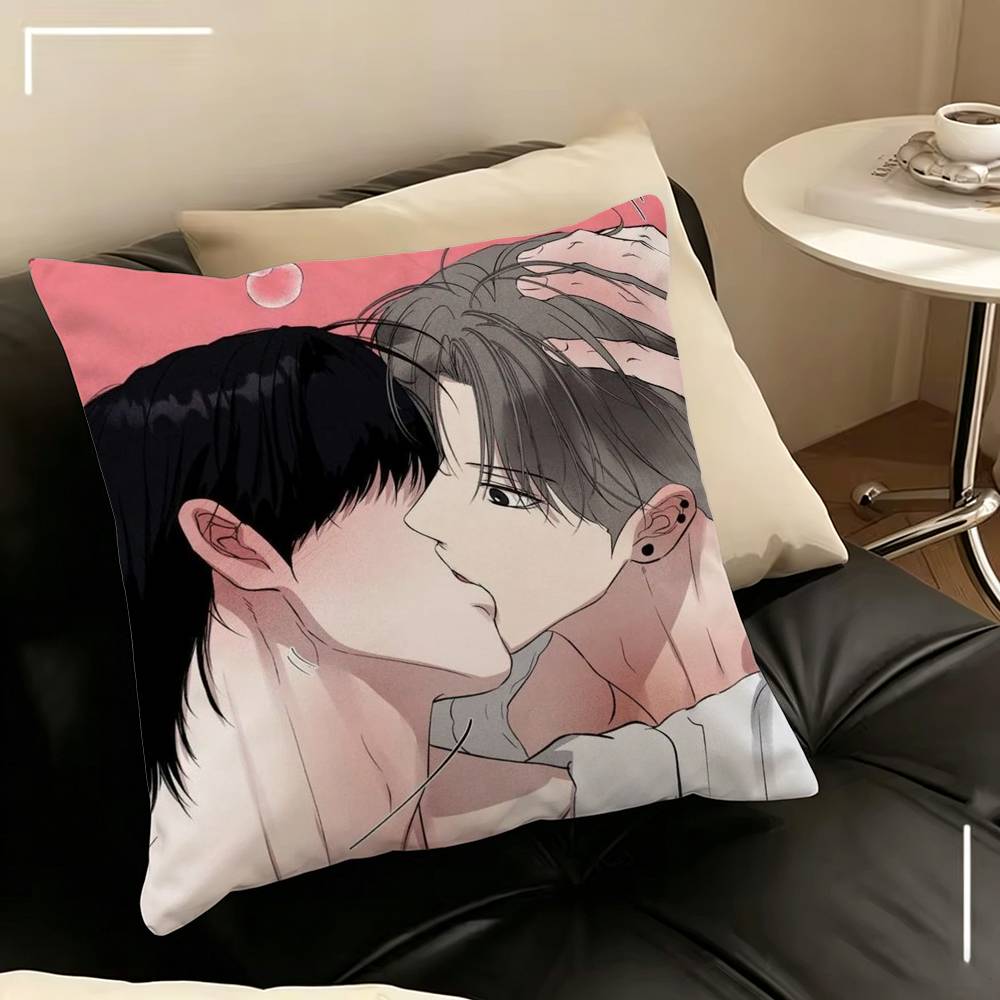 Unsleep Bl Anime Comic Pillow Case for Sofa Living Room Home office Decor Protective Cover