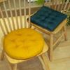 Winter Home & Dining Chair Cushions: Round and Square Options for Students and More