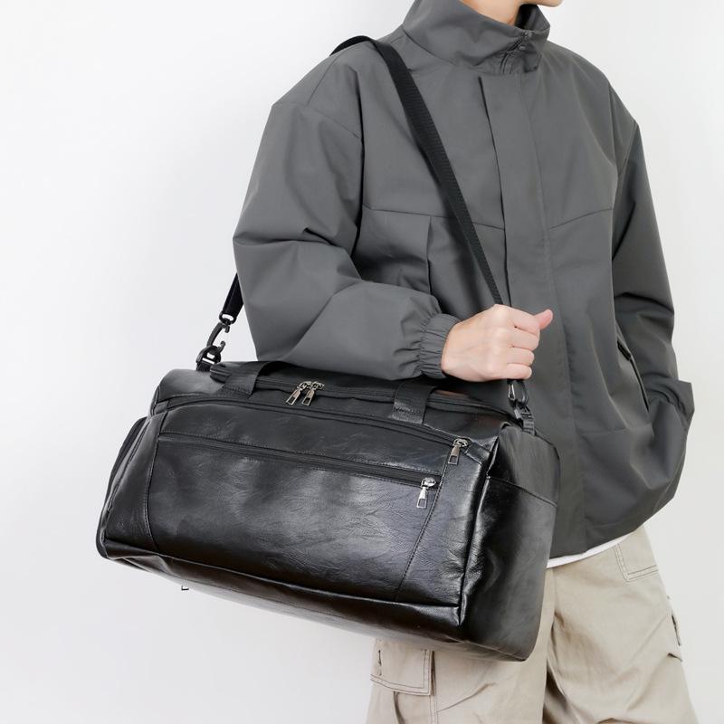 Travel Bag Men's New Shoulder Bag Fitness Handbag Sports Dry Wet Separation Large Capacity Portable Business Travel Bag