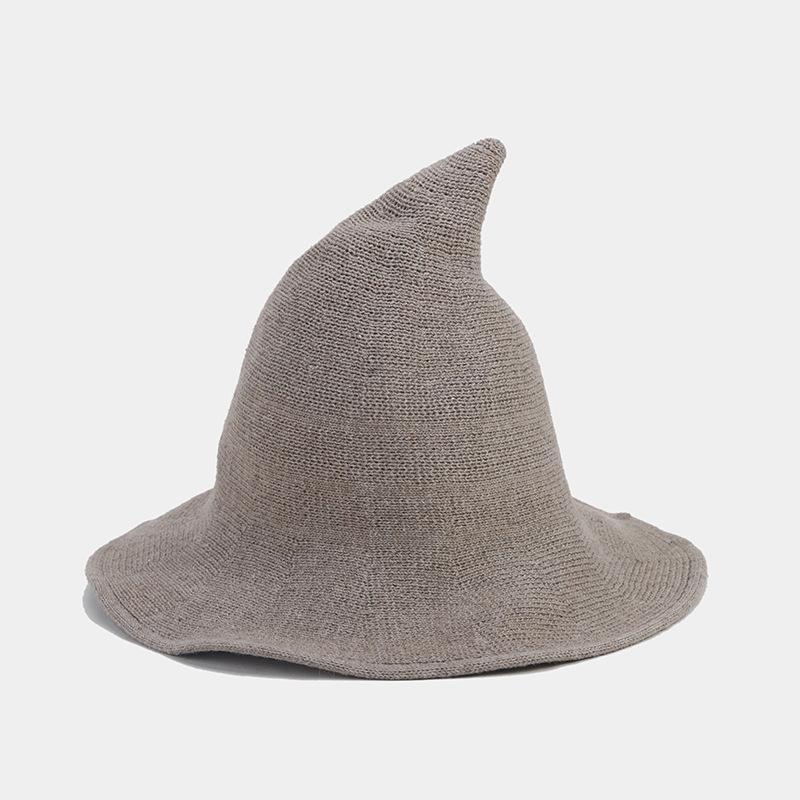 Autumn and Winter New Halloween Decorative Hats Female Tide Hot Black Witch Hat Foldable High Top Basin Hat