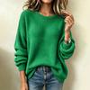 Women's Casual Neck Sweater for Spring and Fall, Long Sleeve Pullover for Everyday Wear