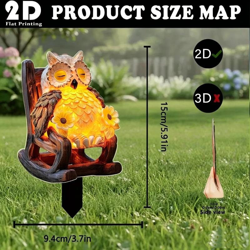 Solar Hedgehog Garden Decorative Stake Lights 2D Waterproof Bright LED Outdoor Lighting for Pathway Walkway Yard