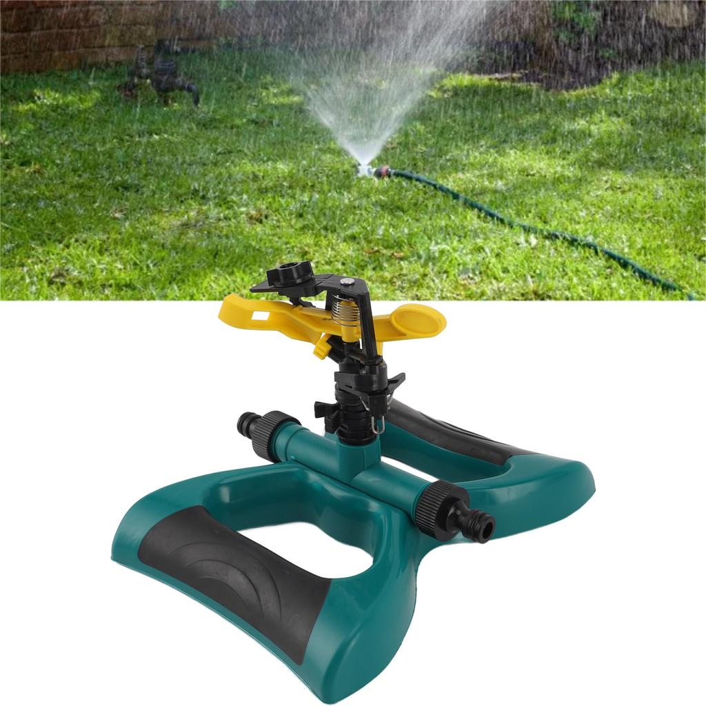 Rotating Garden Sprinkler, Automatic Lawn Sprinkler for Covering Large Areas, Suitable for Garden, Lawn and Terrace, Sprinkler with Base for Easy Wate