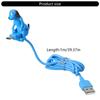 Efficient Portable Blue Type C Charging Cable Suitable for Gaming Consoles Phone and Devices Featuring Moving Dog Design