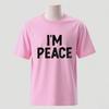 Couple I Come in Peace I Am Peace Funny T-Shirts Double Meaning Humor Inappropriate Harajuku Sleeve Casual Aesthetic Clothes