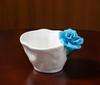 1PC Handmade Flower Cup Rose Ceramic Coffee Cup Mug Mug Souvenir Tea Cup Afternoon Tea Party Home Tableware Decoration