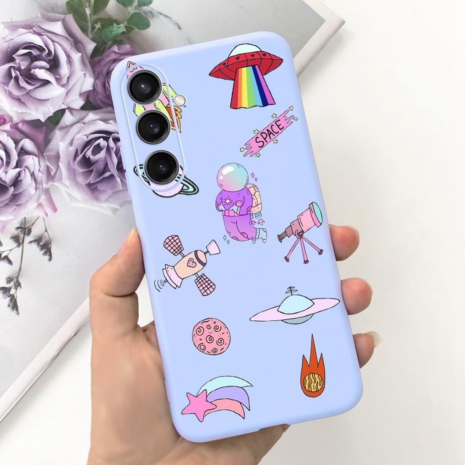 For Samsung Galaxy A55 Case A15 A25 A35 5G Stylish Candy Painted Cover Soft TPU Phone Case For Samsung A15 Galaxy A25 2023 Shell