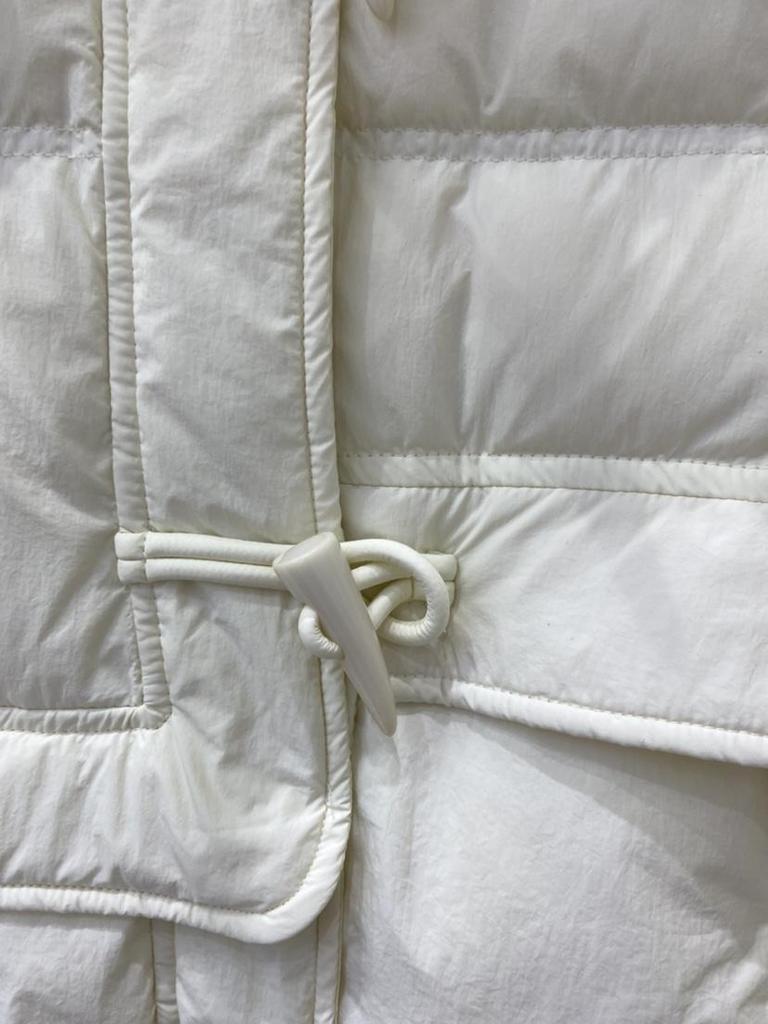 Women's Hooded Down Jacket with Horn Buckles - White Duck Down, Thickened for Warmth, Winter 2023 Arrival
