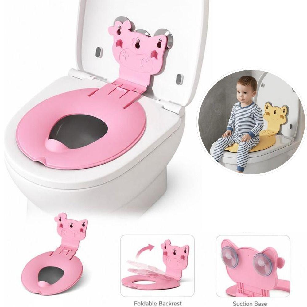 Suction Cup Fixation Toddlers Potty Training Seat Foldable Children Toilet Seat Cover  Travel Use