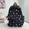 New high-value, fresh and sweet, colored star backpack, high school student large-capacity backpack