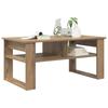 Artisan Oak Coffee Table 96 X 54 X 44 Cm Engineered Wood