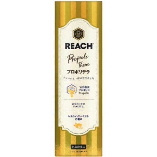 

SHINTECH Ginza Stephanie Reach Propolitera Toothpaste, Lemon Honey Mint Scent, 120g x 4 packs