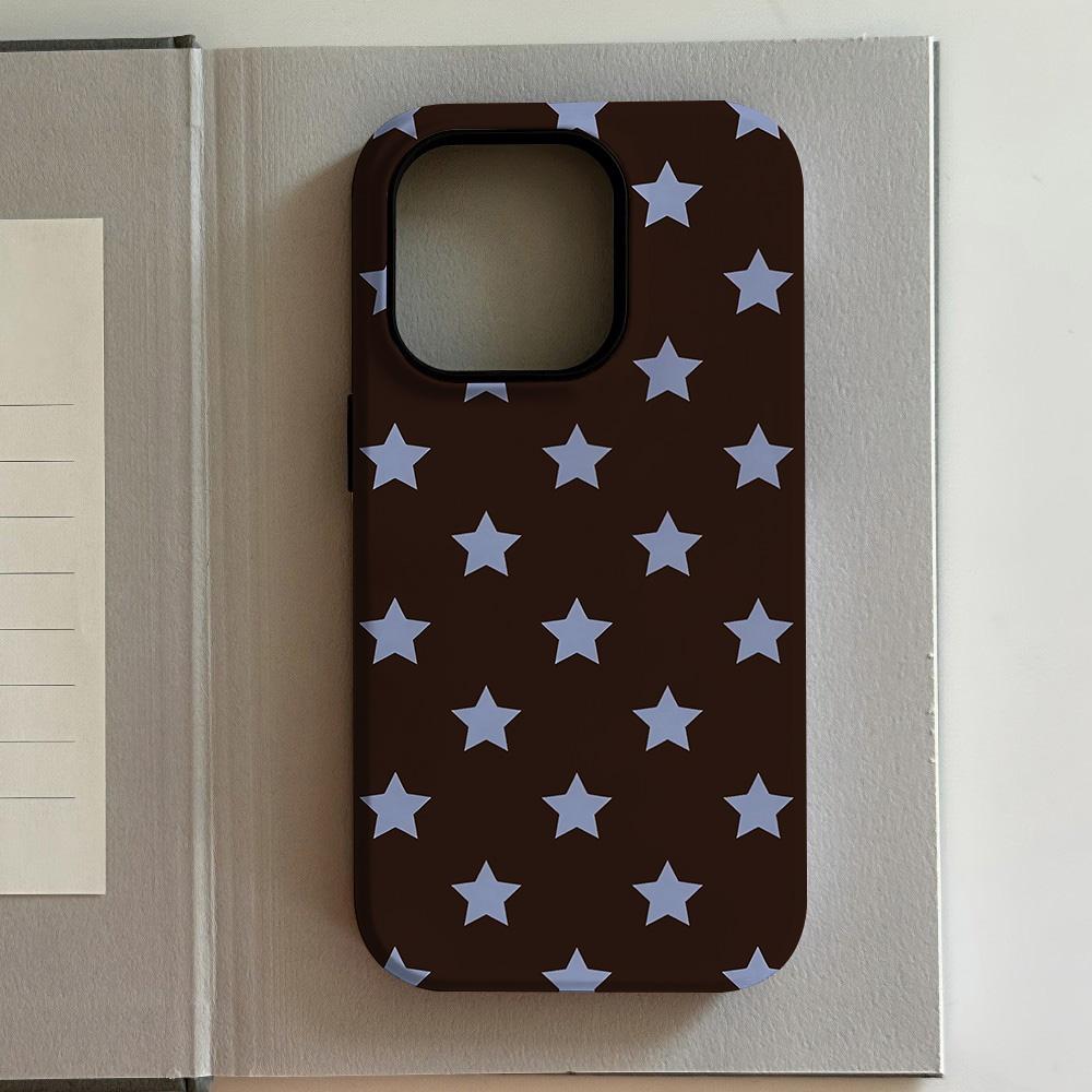 Luxury Polka Dots Phone Case for iPhone 17 16 15 14 13 12 11 X XS XR XSMAX 7 8 Air Pro Max Plus Luxury Double-layer Back Cover