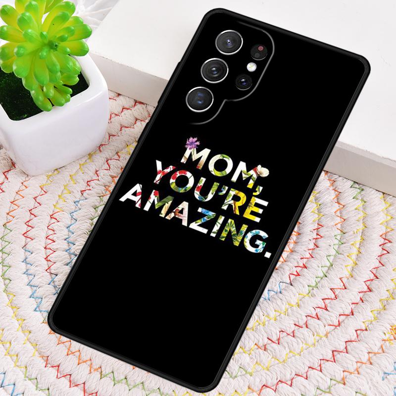 Coole Mama Mutter Beste Überhaupt Silikon Handyhülle Für Samsung Galaxy note 10 pro S26 S25 S24 S23 S22 S21 Plus Ultra Capa Cover