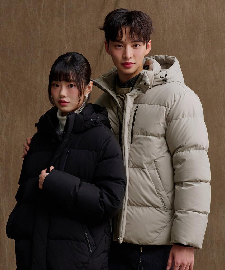 Chasecult Unisex Detachable Puffer Jumper - Beige